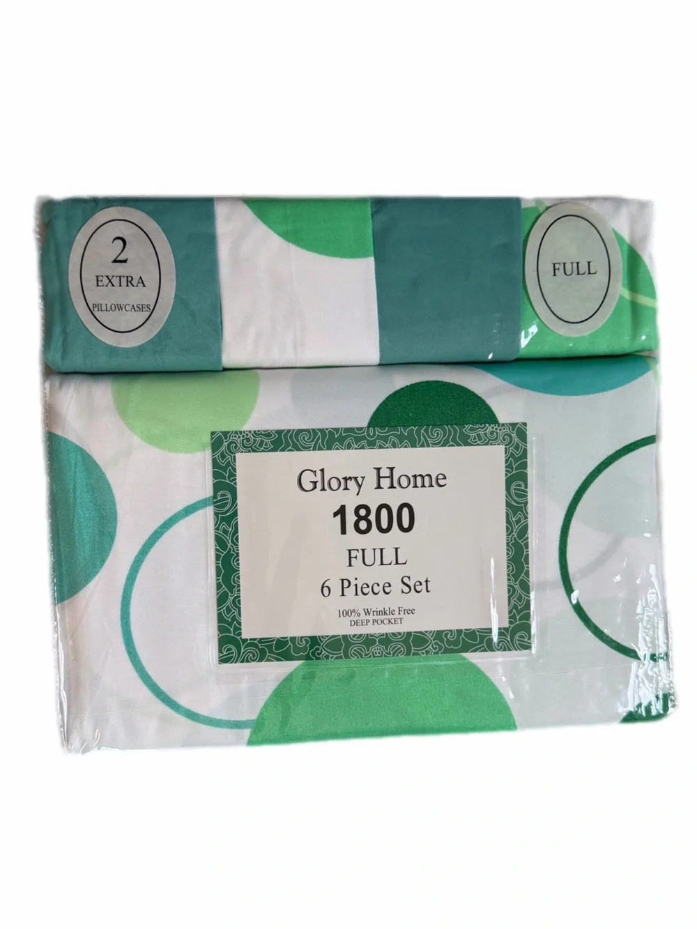 Glory Home 6 piece Full size bedding set style 1082 New